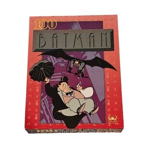 VINTAGE NWOT 1993 Batman The Animated Series 100 Piece Jigsaw Puzzle Golden